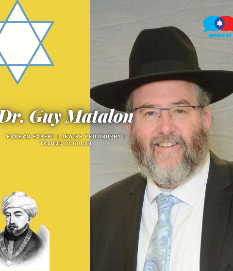 Episode #43 – Dr. Guy Matalon, Judaic studies professor, Rambam & Talmudic scholar & expert on Jewish philosophy